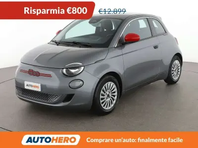 Usata Fiat 500e Red 69 kW (95 CV) 2022 Grigio Berlina
