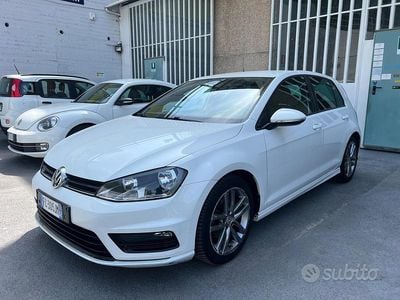 Usata VW Golf VII R-line 110 CV (80 kW) 2016 Bianco Berlina