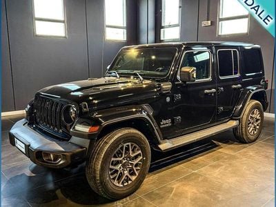 Usata Jeep Wrangler Unlimited Sahara 272 CV (200 kW) 2021 Nero SUV