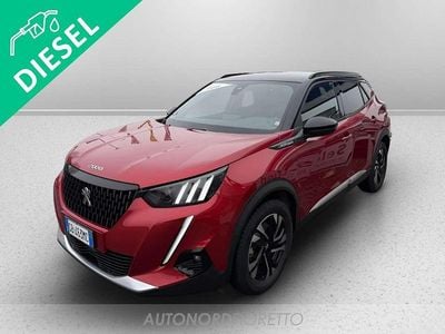 Usata Peugeot 2008 GT-line 131 CV (96 kW) 2020 Rosso SUV