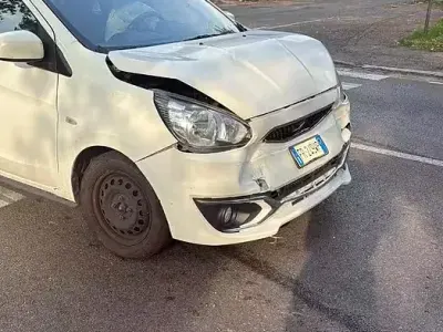 Usata Mitsubishi Space Star 71 CV (52 kW) 2018 Bianco Utilitaria
