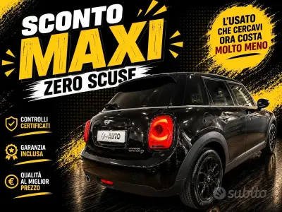 Usata Mini Cooper D 116 CV (85 kW) 2018 Blu Utilitaria
