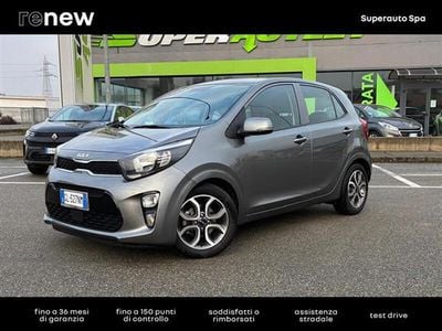Usata Kia Picanto X-Line 65 CV (47 kW) 2023 Grigio scuro Utilitaria