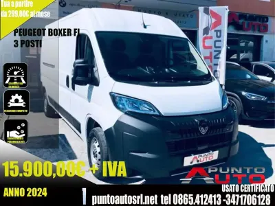 Usata Peugeot Boxer S 140 CV (102 kW) 2024 Bianco Furgone