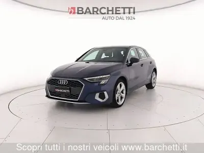 Usata Audi A3 Sportback Advanced 150 CV (110 kW) 2023 Blu Utilitaria