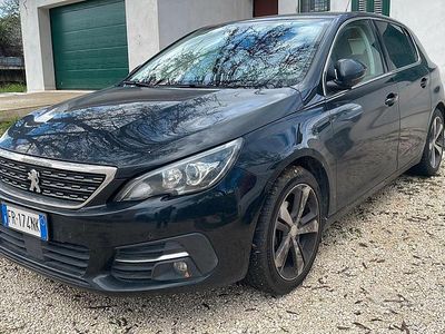 Usata Peugeot 308 Allure 131 CV (96 kW) 2018 Nero Berlina