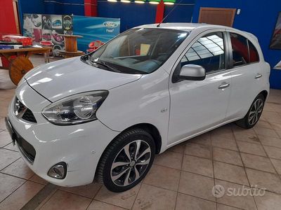Usata Nissan Micra Tekna 80 CV (58 kW) 2015 Bianco Utilitaria