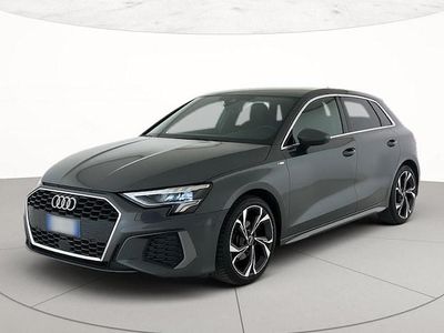 Usata Audi A3 S-Line 150 CV (110 kW) 2023 Grigio daytona perlato Berlina