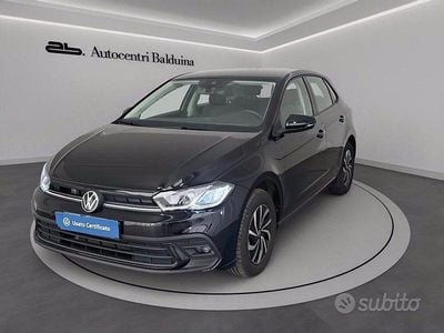 Usata VW Polo Life 95 CV (69 kW) 2025 Nero Utilitaria