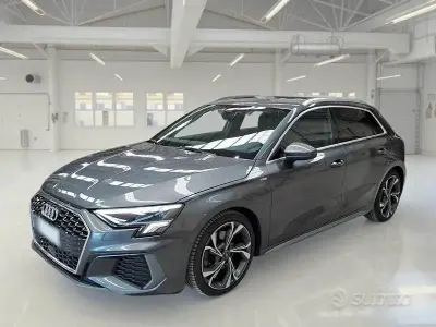 Usata Audi A3 S-Line 150 CV (110 kW) 2021 Grigio Berlina
