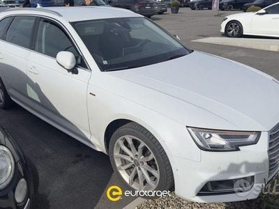 Usata Audi A4 S-Line 170 CV (125 kW) 2017 Bianco metallizzato Station wagon