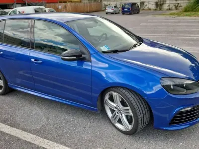 Usata VW Golf VI R 271 CV (199 kW) 2011 Blu/azzurro Utilitaria