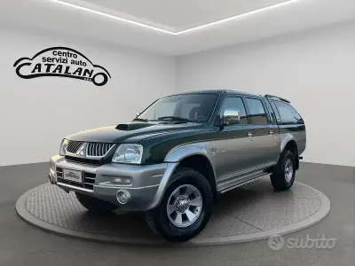 Usata Mitsubishi L200 Intense 116 CV (85 kW) 2005 Verde Pick-up