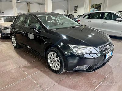Usata Seat Leon Business 110 CV (80 kW) 2016 Nero Berlina