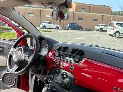 Usata Fiat 500 Pop 75 CV (55 kW) 2008 Rosso Utilitaria