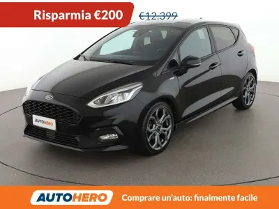Usata Ford Fiesta ST-Line 86 CV (63 kW) 2018 Nero Utilitaria