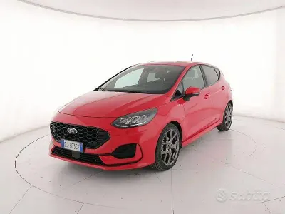 Usata Ford Fiesta ST-Line 125 CV (91 kW) 2022 Rosso Utilitaria
