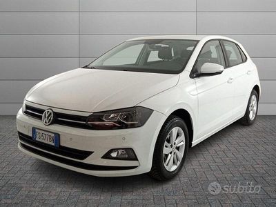Usata VW Polo Comfortline 95 CV (69 kW) 2018 Bianco Utilitaria