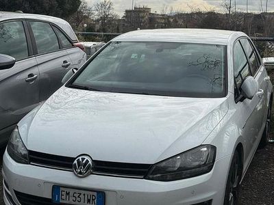Usata VW Golf VII 110 CV (80 kW) 2013 Bianco Berlina