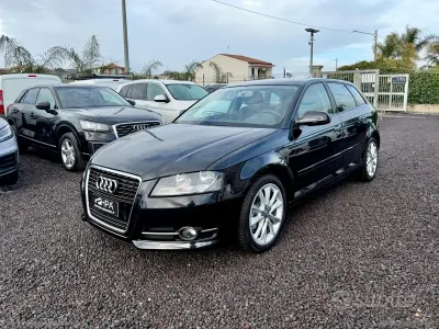 Usata Audi A3 Sportback Ambition 140 CV (102 kW) 2011 Nero Utilitaria