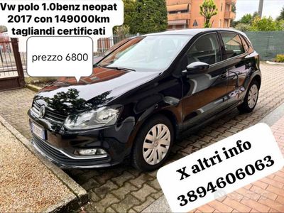 usata VW Polo 2017 benzina neopatentato euro6b