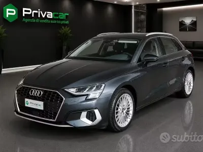 Usata Audi A3 Sportback Comfort 150 CV (110 kW) 2020 Grigio Utilitaria