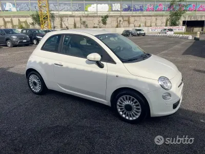 Usata Fiat 500 Pop 69 CV (50 kW) 2009 Bianco Cabrio