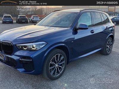 Usata BMW X5 M Sport 231 CV (169 kW) 2022 Blu SUV