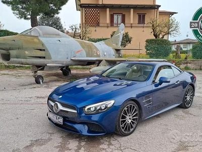 Usata Mercedes SL400 367 CV (269 kW) 2016 Blu Cabrio