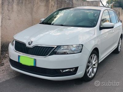 Usata Skoda Rapid 95 CV (69 kW) 2019 Bianco Berlina