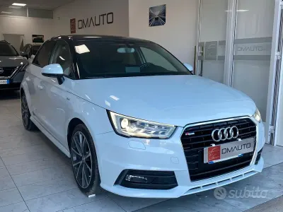 Usata Audi A1 S-Line 90 CV (66 kW) 2018 Bianco Berlina