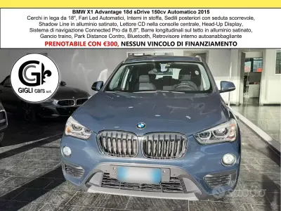 Usata BMW X1 Advantage 150 CV (110 kW) 2015 Atlantic grey metallic SUV