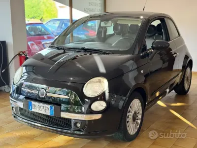 Usata Fiat 500 Lounge 69 CV (50 kW) 2008 Nero Berlina