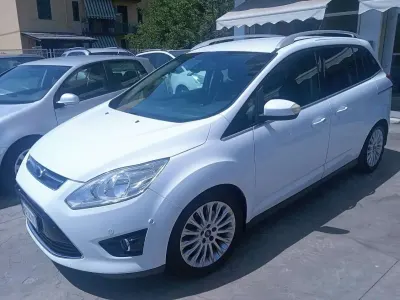 Usata Ford C-MAX Titanium 116 CV (85 kW) 2012 Bianco Monovolume