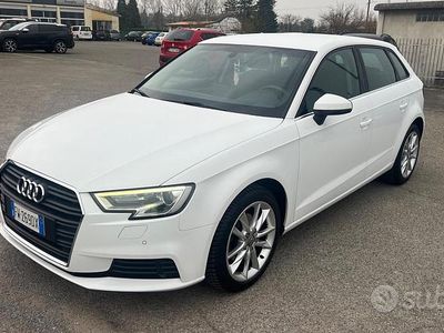 Usata Audi A3 115 CV (84 kW) 2019 Bianco Berlina