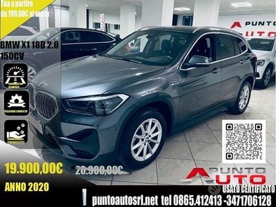 Usata BMW X1 Advantage 150 CV (110 kW) 2020 Grigio SUV