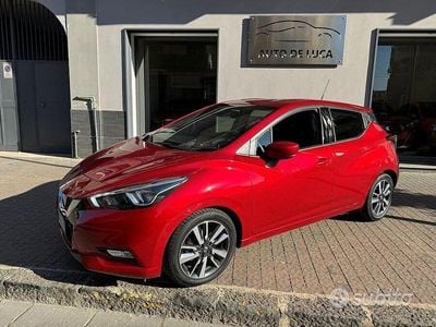 Usata Nissan Micra Tekna 90 CV (66 kW) 2020 Rosso Utilitaria