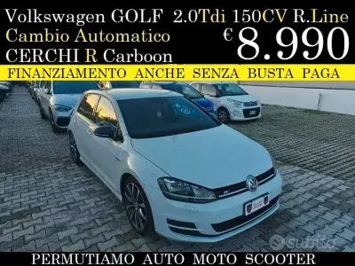 Usata VW Golf VII 150 CV (110 kW) 2017 Bianco Berlina