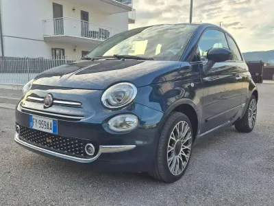 Usata Fiat 500 Lounge 69 CV (50 kW) 2019 Blu/azzurro Utilitaria