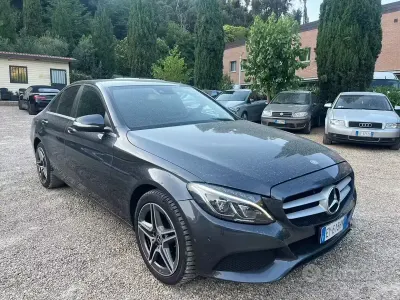 Usata Mercedes C200 Premium 136 CV (100 kW) 2015 Grigio Berlina