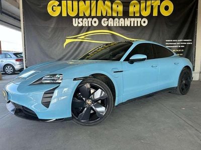 Begagnad Porsche Taycan 4S Sport 139 kW (190 HK) 2020 Blå Sedan