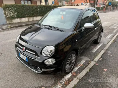 Usado Fiat 500 69 CV (50 kW) 2011 Negro Descapotable