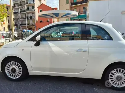 Usata Fiat 500 Lounge 69 CV (50 kW) 2009 Bianco Cabrio