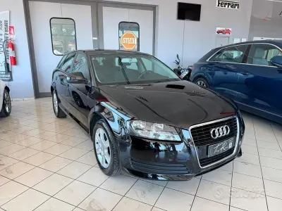 Usata Audi A3 90 CV (66 kW) 2010 Nero Utilitaria