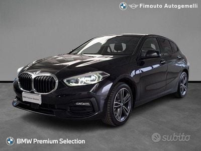 Usata BMW 116 Sport Line 116 CV (85 kW) 2020 Nero / metallizzato Utilitaria