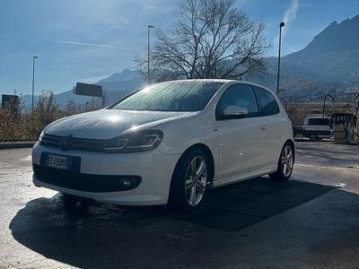Usata VW Golf VI R-line 122 CV (89 kW) 2013 Bianco Utilitaria