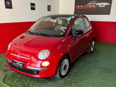 Usata Fiat 500 Lounge 75 CV (55 kW) 2010 Rosso Berlina