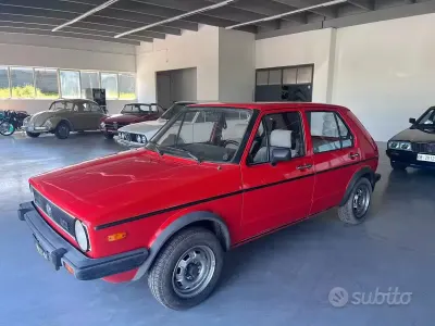 Usata VW Golf I GTD 70 CV (51 kW) 1982 Rosso Utilitaria