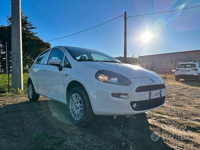 Usata Fiat Punto Lounge 69 CV (50 kW) 2016 Bianco Utilitaria