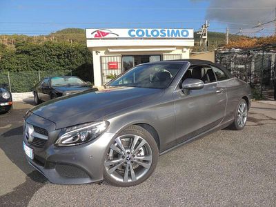 Usata Mercedes C220 170 CV (125 kW) 2017 Antracite metallizzato Cabrio